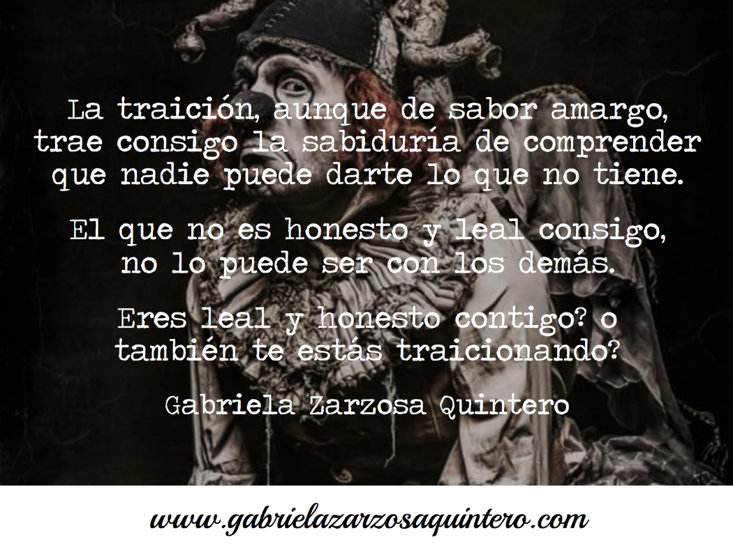 La traición y su sabiduría