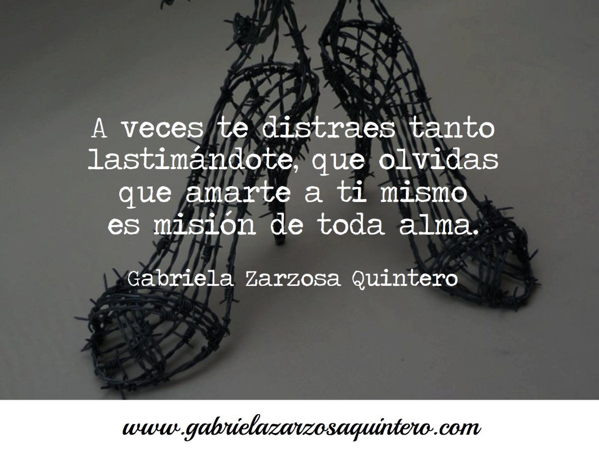 A veces te distraes lastimándote