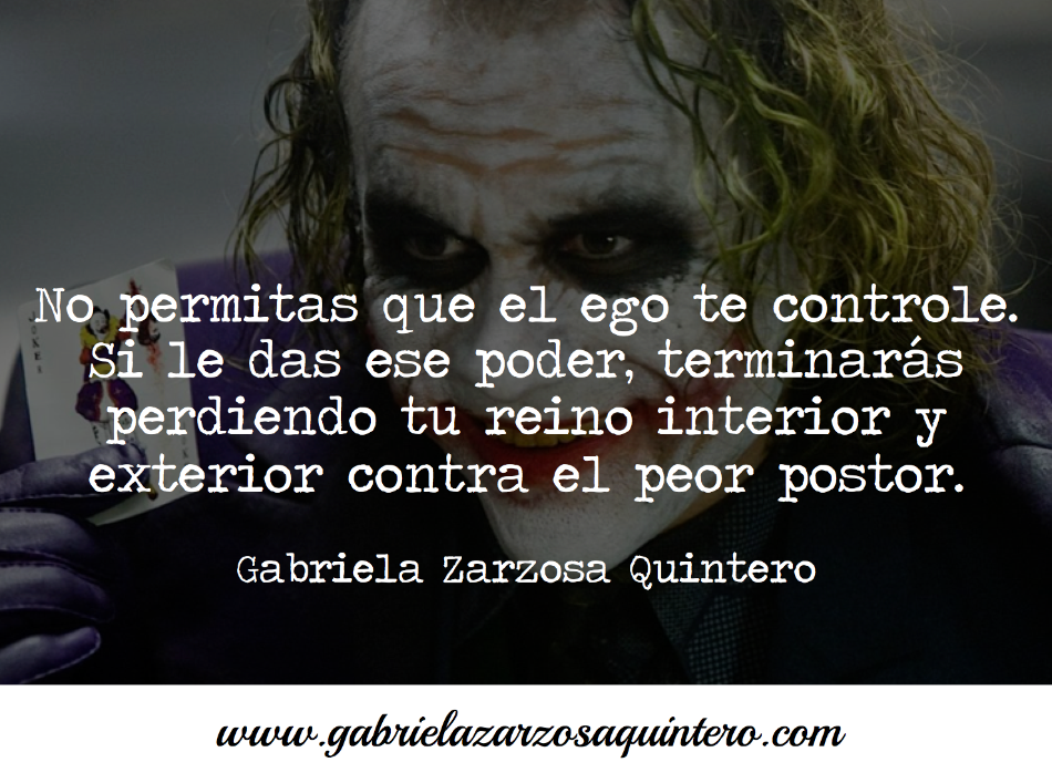 No permitas que el ego te controle