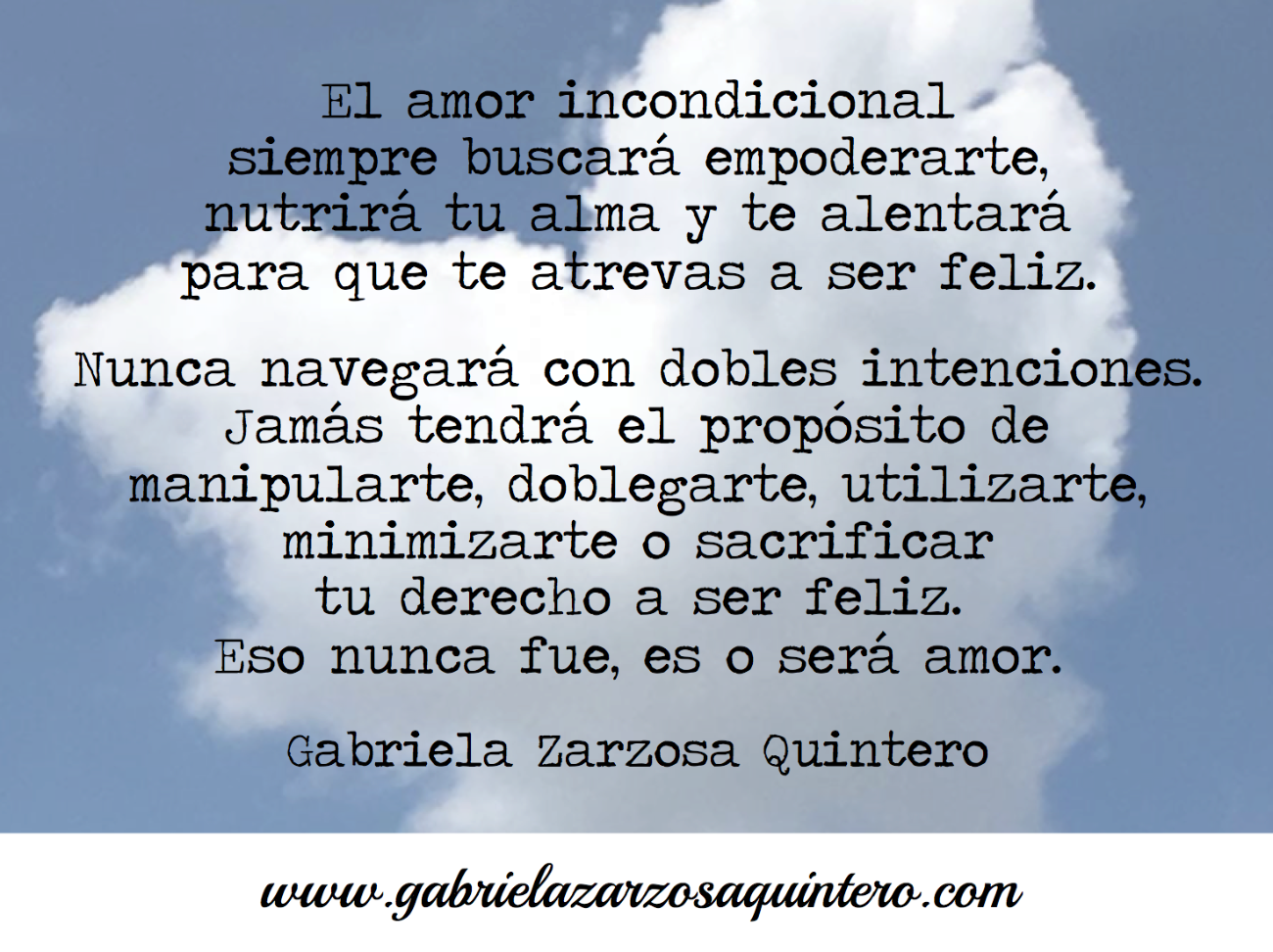 El amor incondicional siempre te empoderará