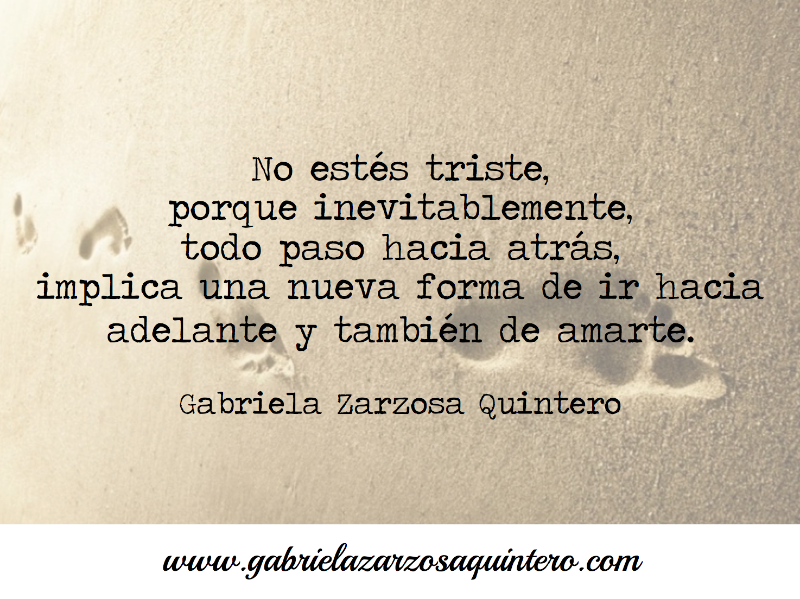 Todo paso hacia atrás